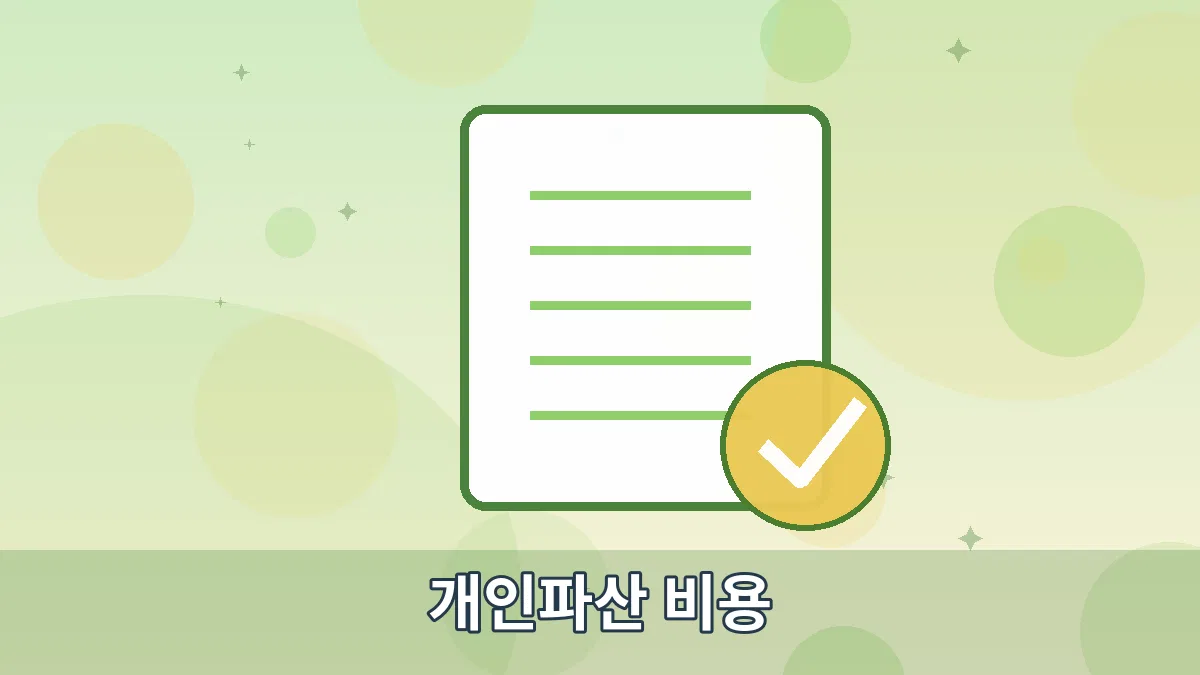 개인파산 비용 안내 이미지 5